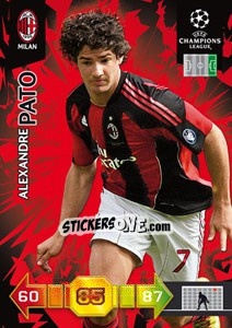 Sticker Alexandre Pato - UEFA Champions League 2010-2011. Adrenalyn XL n. 203 - Panini