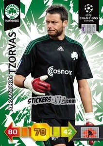 Sticker Alexandros Tzorvas - UEFA Champions League 2010-2011. Adrenalyn XL n. 209 - Panini