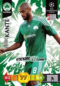 Sticker Cédric Kanté - UEFA Champions League 2010-2011. Adrenalyn XL n. 211 - Panini