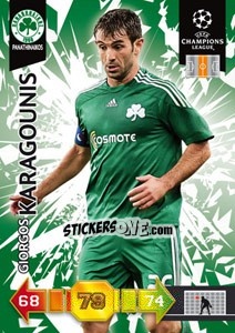 Sticker Giorgos Karagounis - UEFA Champions League 2010-2011. Adrenalyn XL n. 213 - Panini