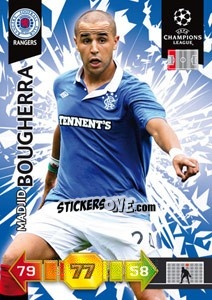 Sticker Madjid Bougherra - UEFA Champions League 2010-2011. Adrenalyn XL n. 223 - Panini