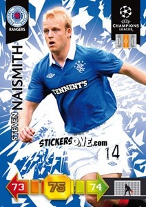 Sticker Steven Naismith - UEFA Champions League 2010-2011. Adrenalyn XL n. 224 - Panini
