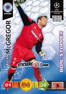 Cromo Allan McGregor - UEFA Champions League 2010-2011. Adrenalyn XL - Panini