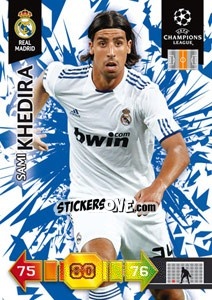 Cromo Sami Khedira - UEFA Champions League 2010-2011. Adrenalyn XL - Panini