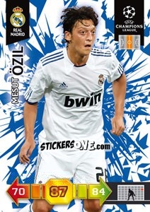 Figurina Mesut Özil - UEFA Champions League 2010-2011. Adrenalyn XL - Panini