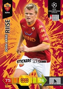 Sticker John Arne Riise - UEFA Champions League 2010-2011. Adrenalyn XL n. 253 - Panini