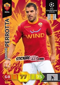 Sticker Simone Perrotta - UEFA Champions League 2010-2011. Adrenalyn XL n. 256 - Panini