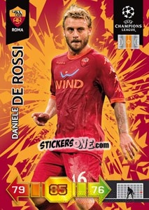 Sticker Daniele De Rossi - UEFA Champions League 2010-2011. Adrenalyn XL n. 259 - Panini