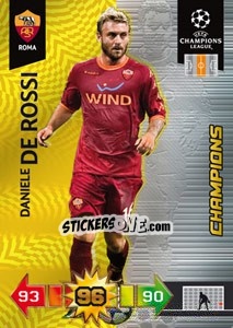 Sticker Daniele De Rossi - UEFA Champions League 2010-2011. Adrenalyn XL - Panini