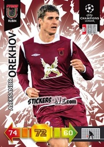 Sticker Aleksandr Orekhov - UEFA Champions League 2010-2011. Adrenalyn XL - Panini