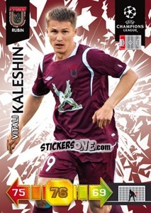 Cromo Vitali Kaleshin - UEFA Champions League 2010-2011. Adrenalyn XL - Panini