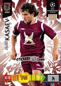 Sticker Alan Kasaev - UEFA Champions League 2010-2011. Adrenalyn XL n. 274 - Panini