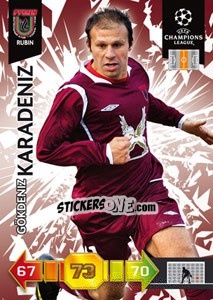 Sticker Gökdeniz Karadeniz - UEFA Champions League 2010-2011. Adrenalyn XL n. 276 - Panini