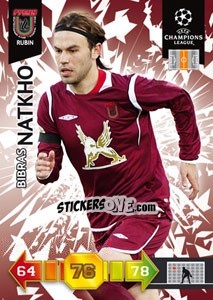 Sticker Bibras Natkho - UEFA Champions League 2010-2011. Adrenalyn XL - Panini
