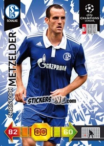 Sticker Christoph Metzelder - UEFA Champions League 2010-2011. Adrenalyn XL n. 284 - Panini