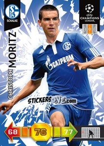 Sticker Christoph Moritz - UEFA Champions League 2010-2011. Adrenalyn XL n. 287 - Panini