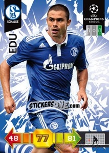 Figurina Edu - UEFA Champions League 2010-2011. Adrenalyn XL - Panini