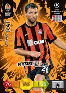 Cromo Razvan Rat - UEFA Champions League 2010-2011. Adrenalyn XL - Panini