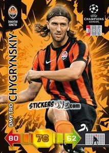 Cromo Dmytro Chygrynskiy - UEFA Champions League 2010-2011. Adrenalyn XL - Panini