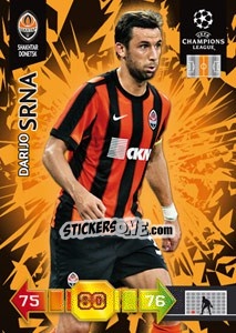 Sticker Darijo Srna - UEFA Champions League 2010-2011. Adrenalyn XL n. 303 - Panini