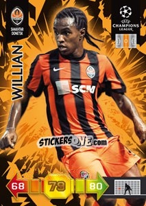 Sticker Willian - UEFA Champions League 2010-2011. Adrenalyn XL n. 305 - Panini
