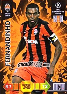 Sticker Fernandinho - UEFA Champions League 2010-2011. Adrenalyn XL - Panini