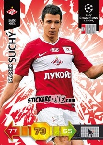 Sticker Marek Suchy - UEFA Champions League 2010-2011. Adrenalyn XL - Panini