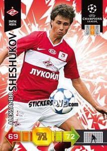 Sticker Aleksandr Sheshukov - UEFA Champions League 2010-2011. Adrenalyn XL - Panini