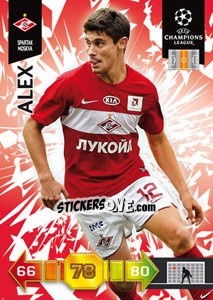 Sticker Alex - UEFA Champions League 2010-2011. Adrenalyn XL - Panini