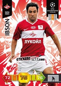 Sticker Ibson - UEFA Champions League 2010-2011. Adrenalyn XL - Panini