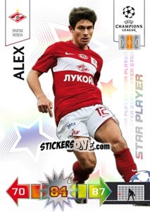 Sticker Alex - UEFA Champions League 2010-2011. Adrenalyn XL n. 324 - Panini