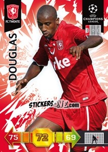 Sticker Douglas - UEFA Champions League 2010-2011. Adrenalyn XL - Panini