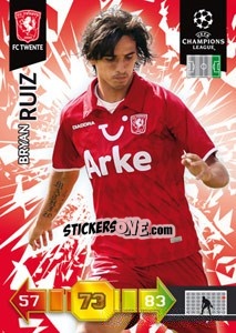 Sticker Bryan Ruiz - UEFA Champions League 2010-2011. Adrenalyn XL - Panini