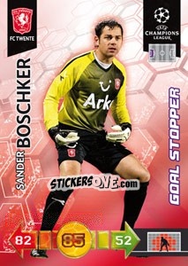 Sticker Sander Boschker - UEFA Champions League 2010-2011. Adrenalyn XL n. 334 - Panini