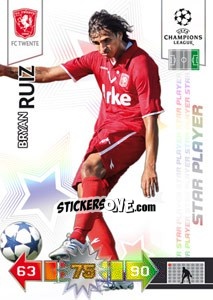 Cromo Bryan Ruiz - UEFA Champions League 2010-2011. Adrenalyn XL - Panini