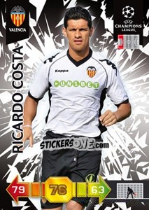 Figurina Ricardo Costa - UEFA Champions League 2010-2011. Adrenalyn XL - Panini