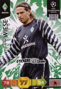 Sticker Tim Wiese - UEFA Champions League 2010-2011. Adrenalyn XL n. 351 - Panini