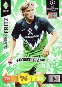 Sticker Clemens Fritz - UEFA Champions League 2010-2011. Adrenalyn XL - Panini