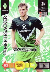 Sticker Per Mertesacker - UEFA Champions League 2010-2011. Adrenalyn XL - Panini
