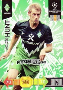 Sticker Aaron Hunt - UEFA Champions League 2010-2011. Adrenalyn XL n. 358 - Panini