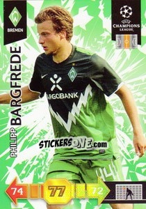 Sticker Philipp Bargfrede - UEFA Champions League 2010-2011. Adrenalyn XL n. 359 - Panini