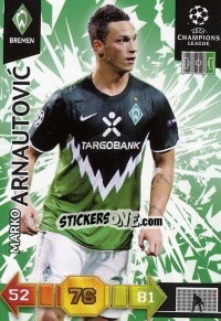 Sticker Marko Arnautovic - UEFA Champions League 2010-2011. Adrenalyn XL n. 363 - Panini