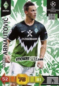 Figurina Marko Arnautovic - UEFA Champions League 2010-2011. Adrenalyn XL - Panini