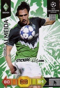 Sticker Hugo Almeida - UEFA Champions League 2010-2011. Adrenalyn XL n. 364 - Panini