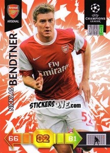 Sticker Nicklas Bendtner - UEFA Champions League 2010-2011. Adrenalyn XL n. U6 - Panini