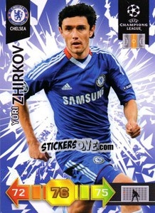 Sticker Yuri Zhirkov - UEFA Champions League 2010-2011. Adrenalyn XL n. U14 - Panini