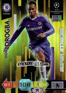 Figurina Didier Drogba - UEFA Champions League 2010-2011. Adrenalyn XL - Panini