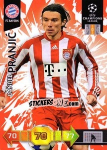 Sticker Danijel Pranjic - UEFA Champions League 2010-2011. Adrenalyn XL n. U18 - Panini