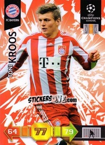 Sticker Toni Kroos - UEFA Champions League 2010-2011. Adrenalyn XL - Panini