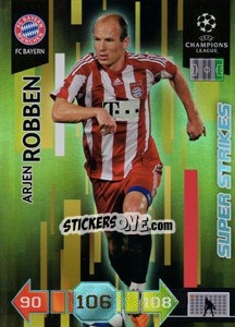 Sticker Arjen Robben - UEFA Champions League 2010-2011. Adrenalyn XL - Panini